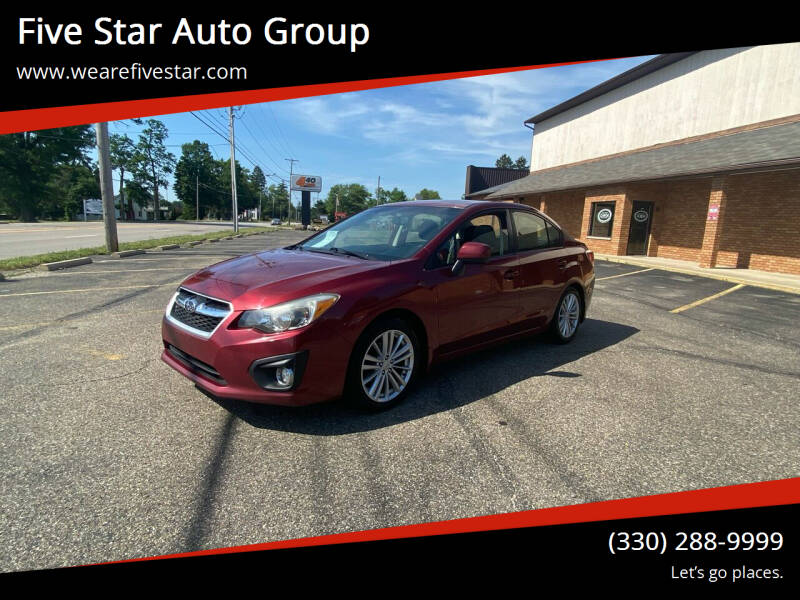 2013 Subaru Impreza for sale at Five Star Auto Group in North Canton OH