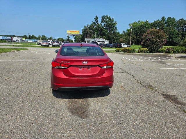 2016 Hyundai ELANTRA for sale at MT CAR SALES INC in Goldsboro, NC