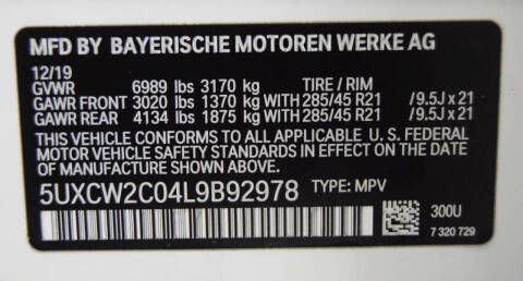 2020 BMW X7 xDrive40i