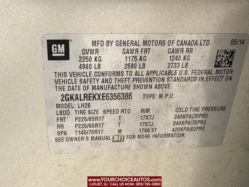 2014 GMC Terrain SLE-2