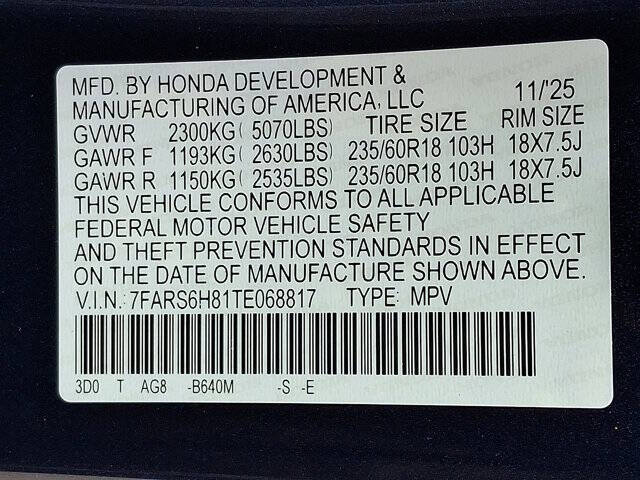 2026 Honda CR-V Hybrid Sport-L