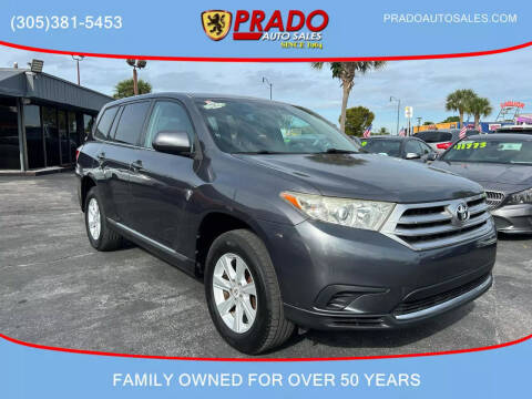 2013 Toyota Highlander for sale at Prado Auto Sales in Miami FL