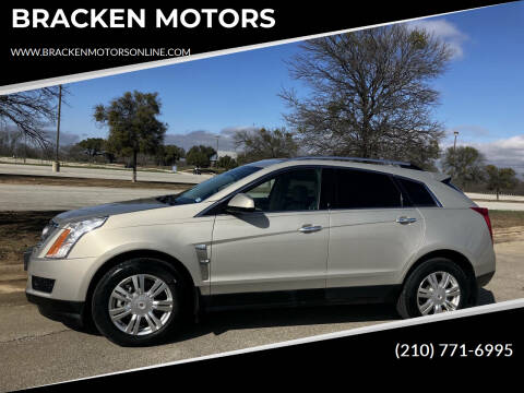 2010 Cadillac SRX for sale at BRACKEN MOTORS in San Antonio TX
