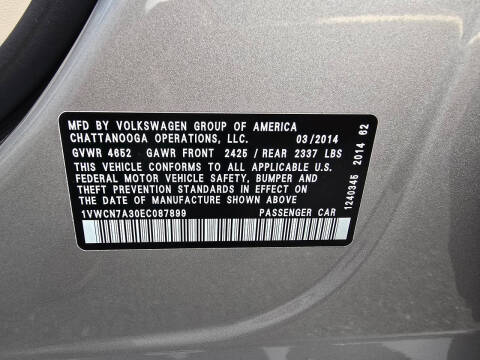 2014 Volkswagen Passat 2.0L TDI SEL Premium