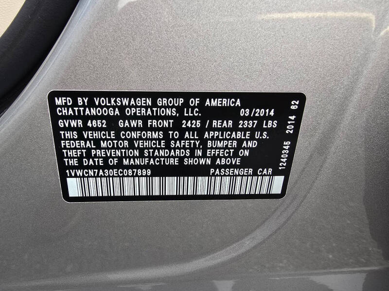 2014 Volkswagen Passat 2.0L TDI SEL Premium