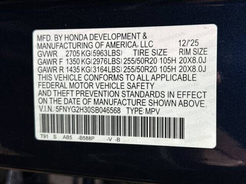 2025 Honda Pilot Sport