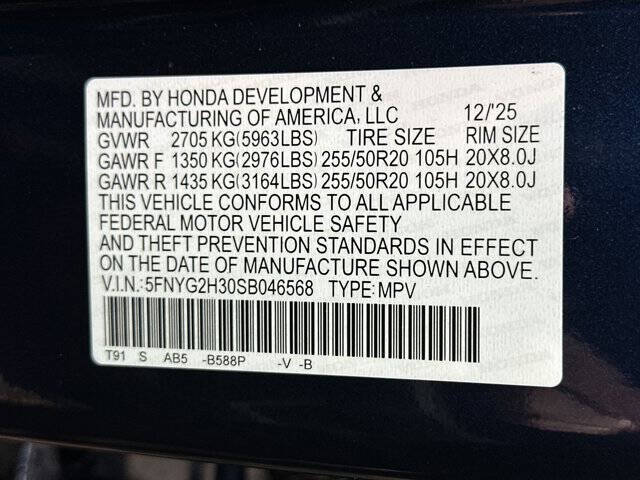 2025 Honda Pilot Sport