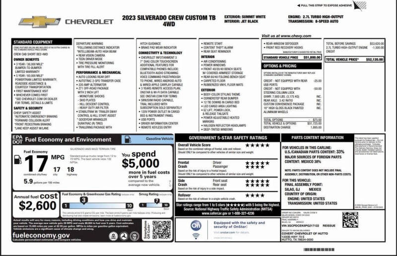 2023 Chevrolet Silverado 1500