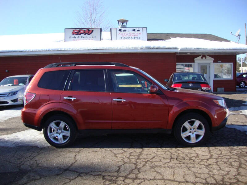 2010 Subaru Forester for sale at G and G AUTO SALES in Merrill WI