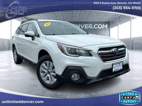 2018 Subaru Outback for sale at Unlimited Auto Sales in Denver CO