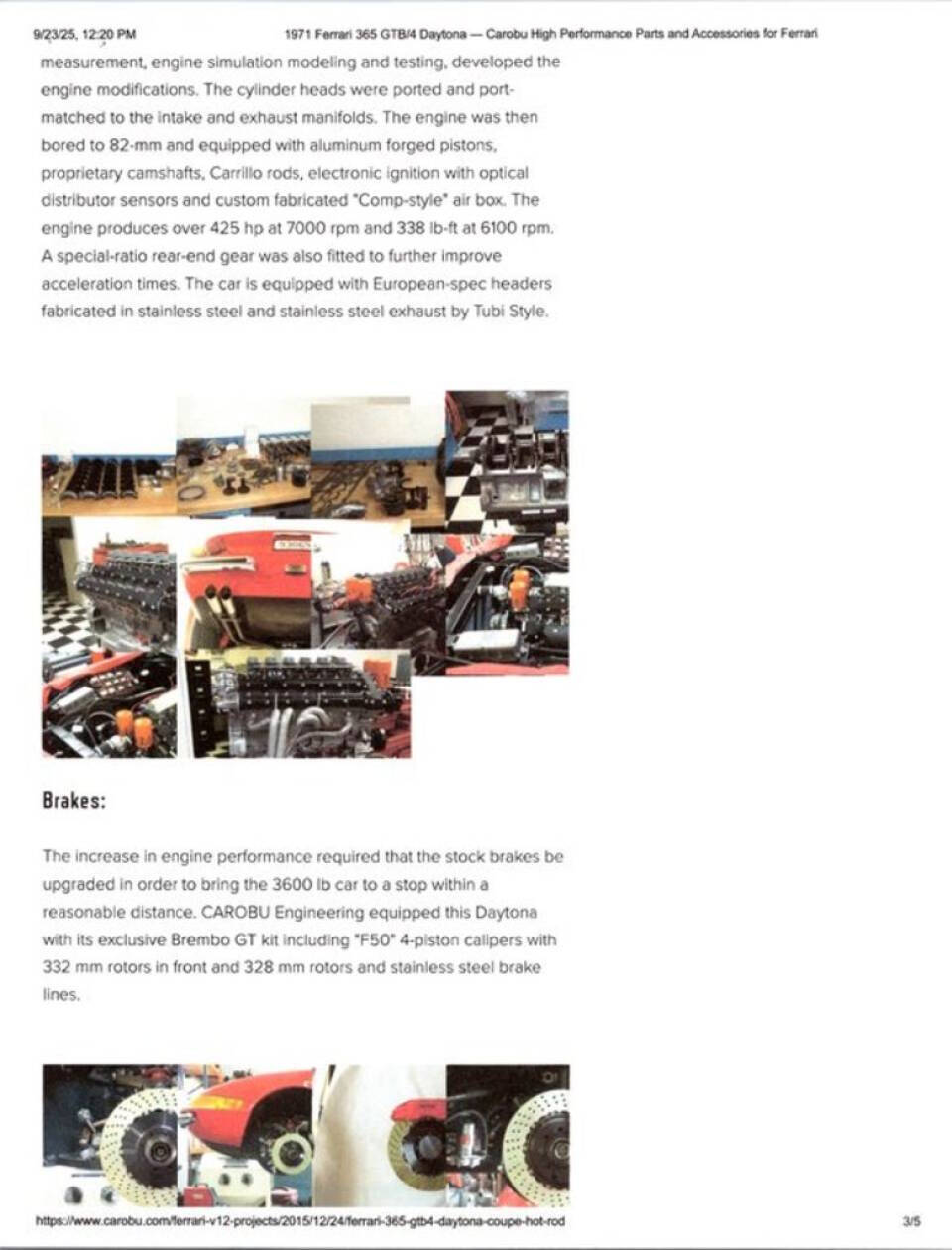 1971 Ferrari DAYTONA 35