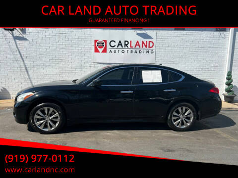2012 Infiniti M37 for sale at CAR LAND  AUTO TRADING in Raleigh NC