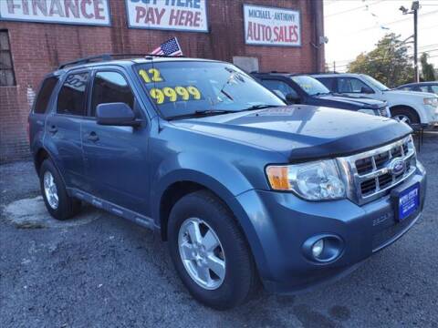 2012 Ford Escape for sale at MICHAEL ANTHONY AUTO SALES in Plainfield NJ