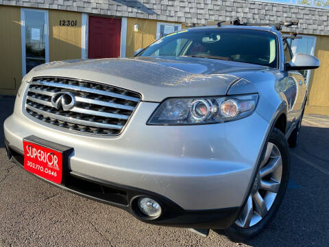 2004 Infiniti FX35 for sale at Superior Auto Sales, LLC in Wheat Ridge CO