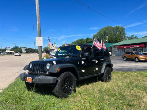 2017 Jeep Wrangler Unlimited for sale at GRESTY AUTO SALES in Loves Park IL