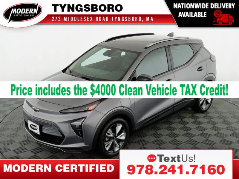 2022 Chevrolet Bolt EUV for sale at Modern Auto Sales in Tyngsboro MA