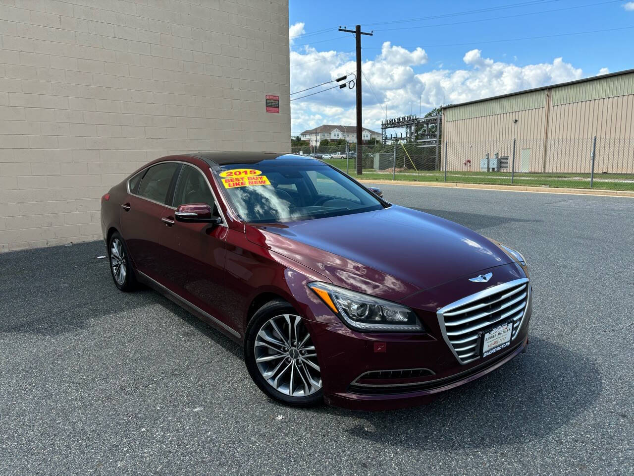 Red 2015 Hyundai Genesis 3.8L 3.8L 4dr Sedan 2