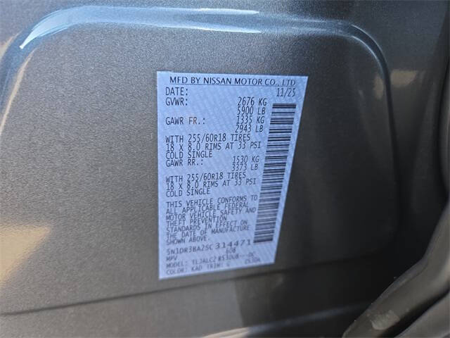 2025 Nissan Pathfinder SV