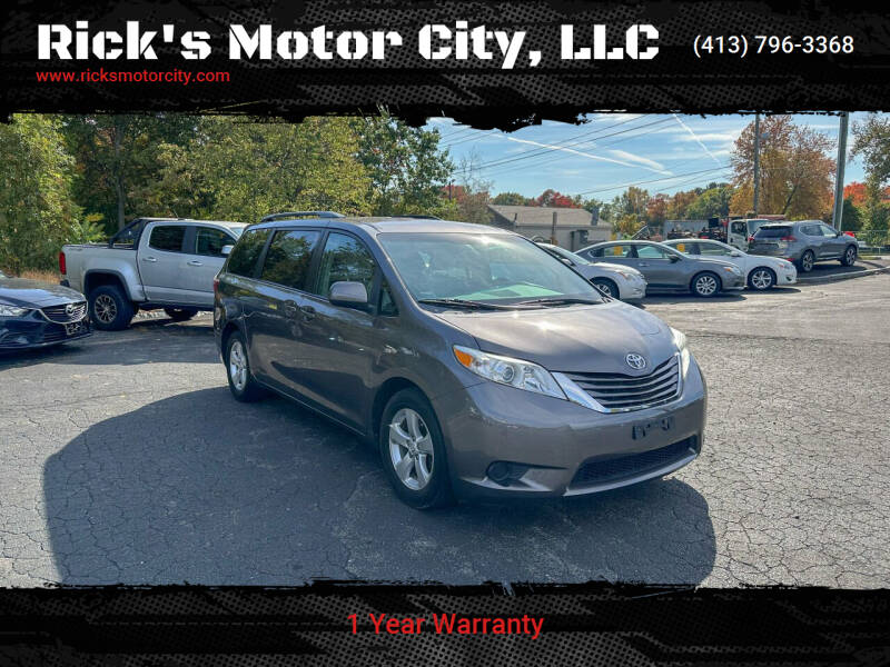 2015 Toyota Sienna for sale at Rick's Motor City, LLC in Springfield MA