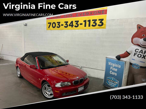 2002 BMW 3 Series for sale at Virginia Fine Cars in Chantilly VA