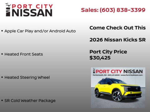 2026 Nissan Kicks SR