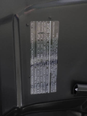 2026 Nissan Altima 2.5 SR