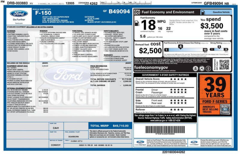 2016 Ford F-150