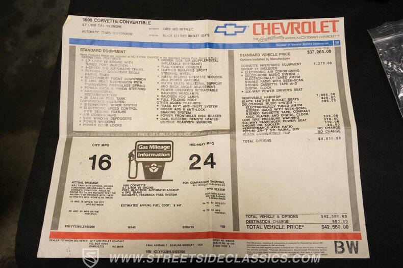 1990 Chevrolet Corvette