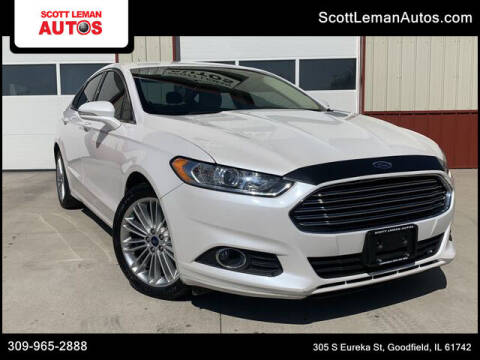 2016 Ford Fusion for sale at SCOTT LEMAN AUTOS in Goodfield IL