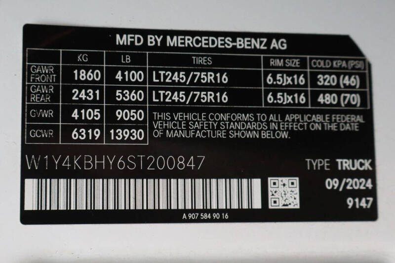 2025 Mercedes-Benz Sprinter 2500