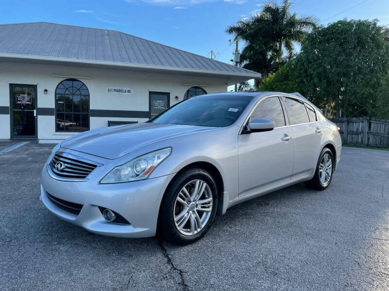 2012 Infiniti G37 Sedan for sale at Supreme Motor Sports in North Fort Myers FL