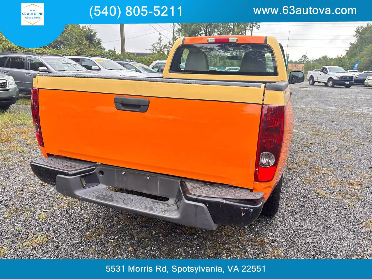 2012 Chevrolet Colorado for sale at 63 Auto Inc in Spotsylvania, VA