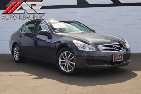 2009 Infiniti G37 Sedan for sale at Auto Republic Fullerton in Fullerton CA