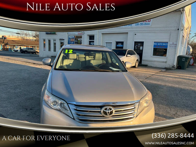 2012 Toyota Avalon for sale at Nile Auto Sales in Greensboro NC