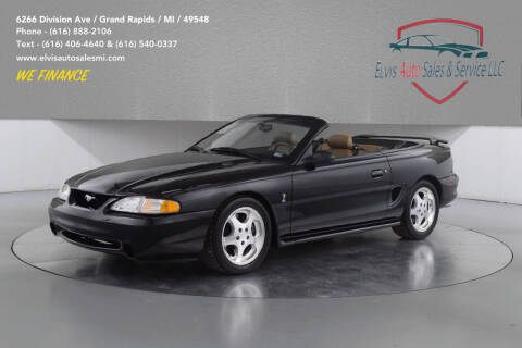 1995 Ford Mustang SVT Cobra for sale at Elvis Auto Sales LLC in Grand Rapids MI
