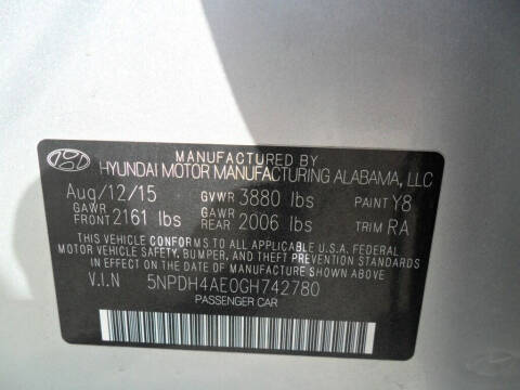 2016 Hyundai Elantra SE