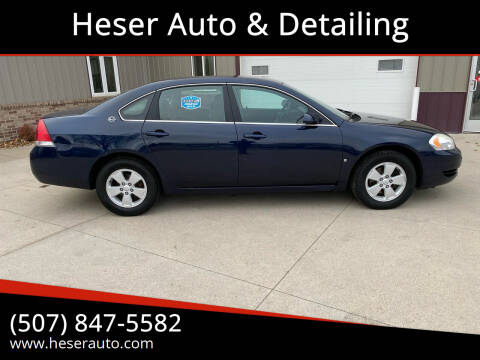 2008 Chevrolet Impala for sale at Heser Auto & Detailing in Jackson MN