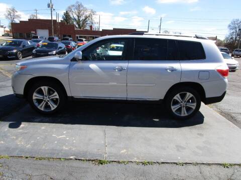 2013 Toyota Highlander for sale at Taylorsville Auto Mart in Taylorsville NC