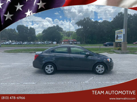 2013 Chevrolet Sonic for sale at TEAM AUTOMOTIVE in Valrico FL