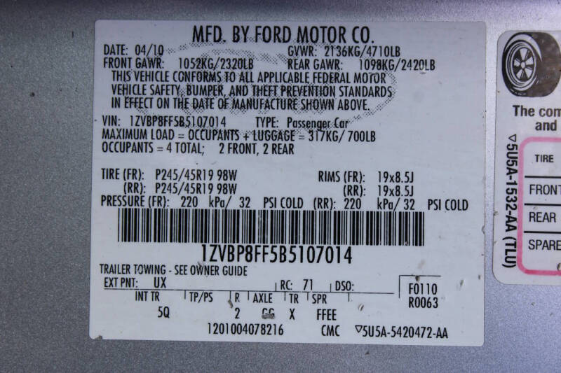 2011 Ford Mustang