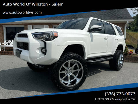 2021 Toyota 4Runner for sale at Auto World Of Winston - Salem in Winston Salem NC