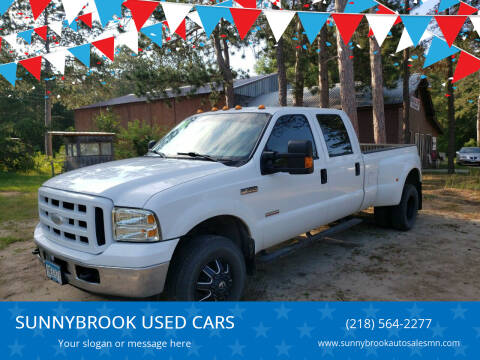 2006 Ford F-350 Super Duty for sale at SUNNYBROOK USED CARS in Menahga MN