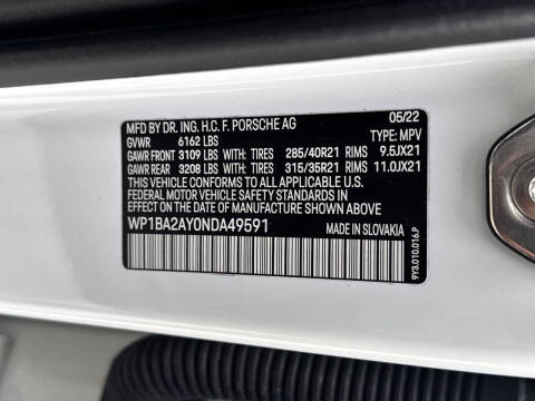 2022 Porsche Cayenne Coupe Platinum Edition