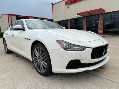 2017 Maserati Ghibli for sale at Premier Foreign Domestic Cars in Houston TX