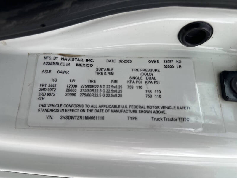 2021 International RH613