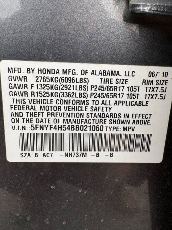 2011 Honda Pilot EX-L