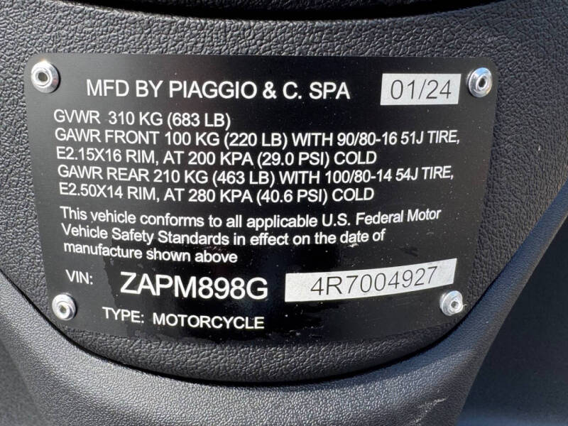 2024 Piaggio Liberty 150