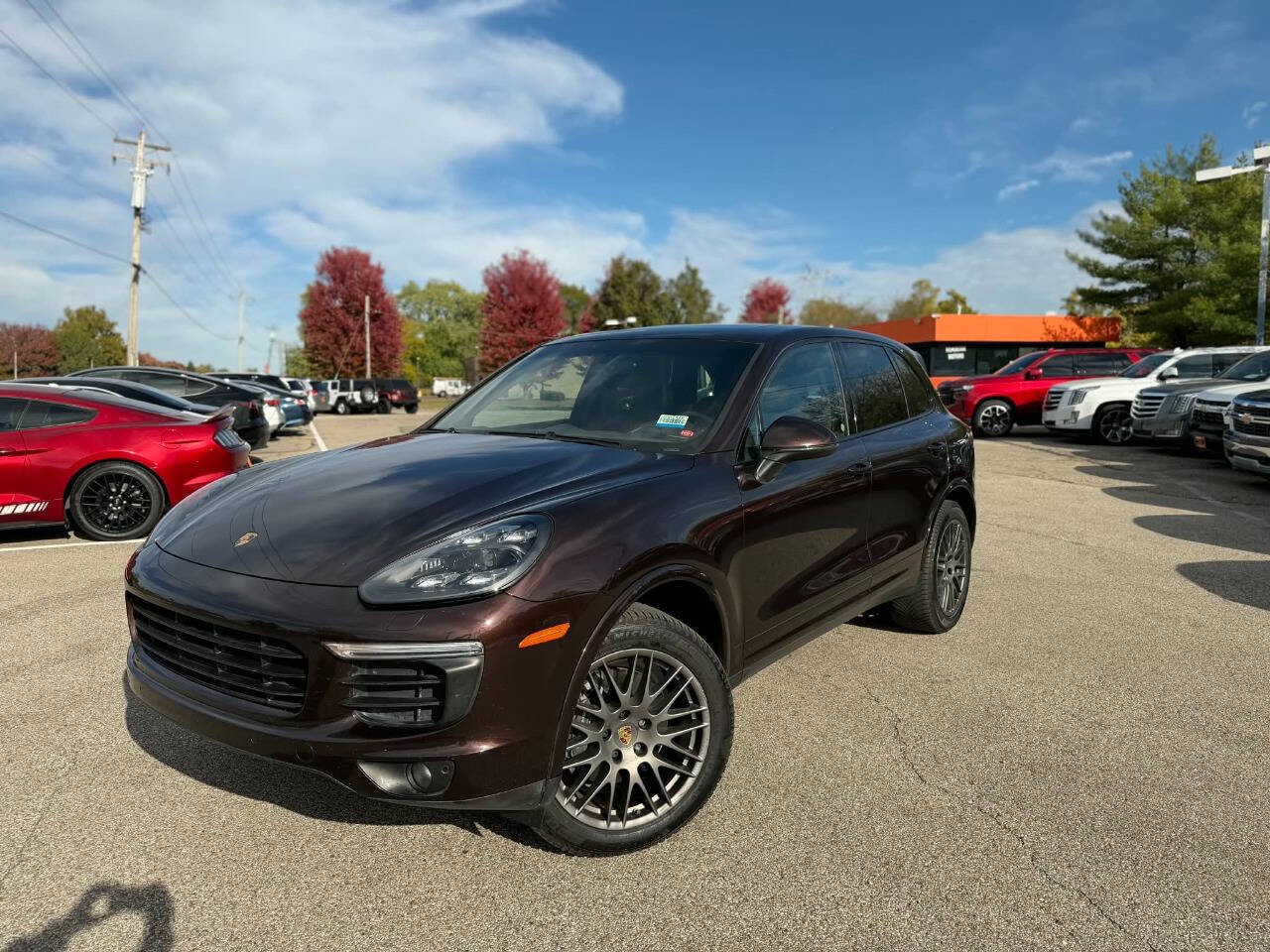 Brown 2017 Porsche Cayenne Platinum Edition AWD Platinum Edition 4dr SUV 1