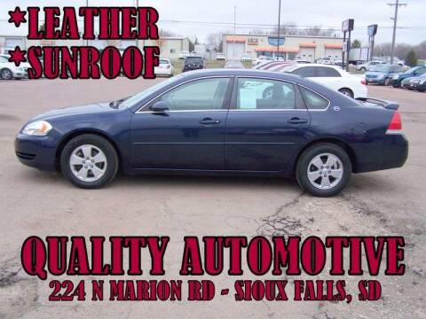 2007 Chevrolet Impala for sale at Quality Automotive in Sioux Falls SD