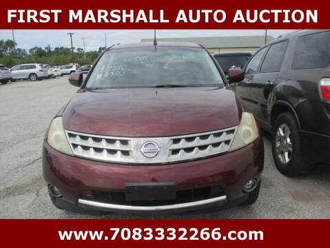 2006 Nissan Murano for sale at First Marshall Auto Auction in Harvey IL